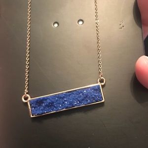 Baublebar Druzy Bar Necklace-NWT